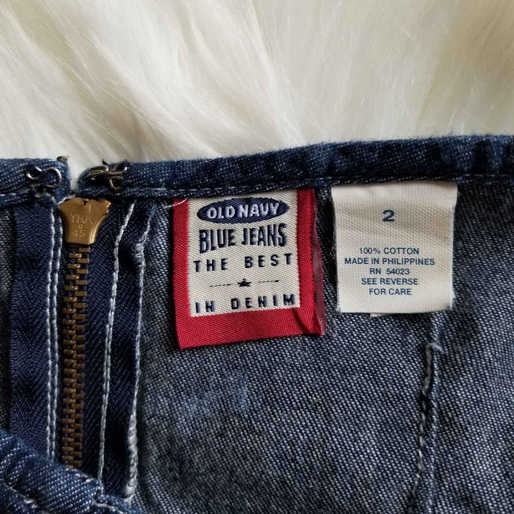 🛑SOLD!🛑 Old Navy Dark Wash Denim Halter Dress - Picture 6 of 6